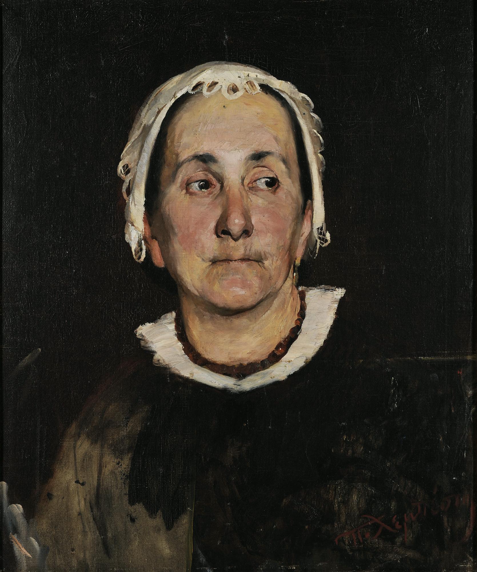 Portrait of Lady in White Hat - National Gallery