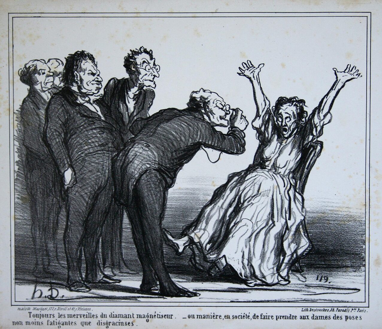 “More marvels from the diamond hypnotist….” - Daumier Honore