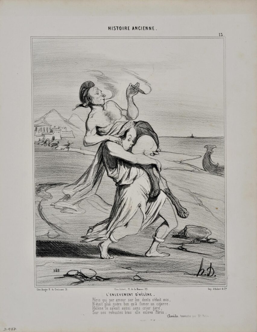“Abduction of Helen” - Daumier Honore