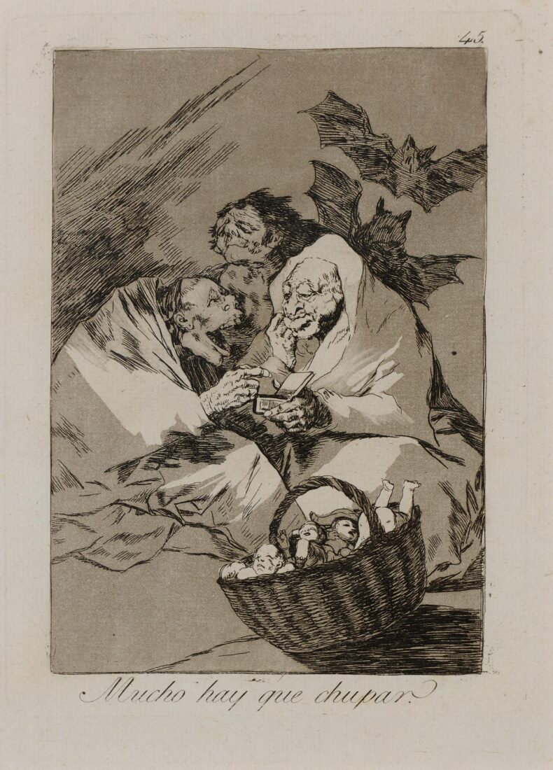 From the series “Los Caprichos” – There is plenty to suck - Goya y Lucientes Francisco
