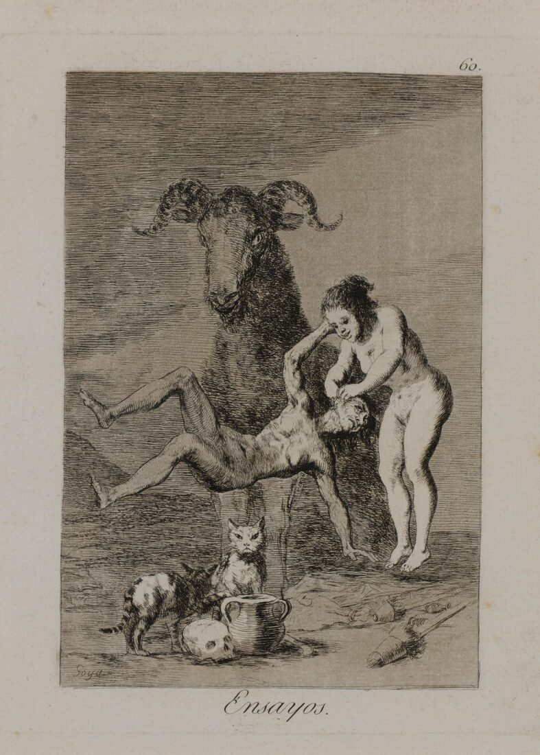 From the series “Los Caprichos” – Trials - Goya y Lucientes Francisco