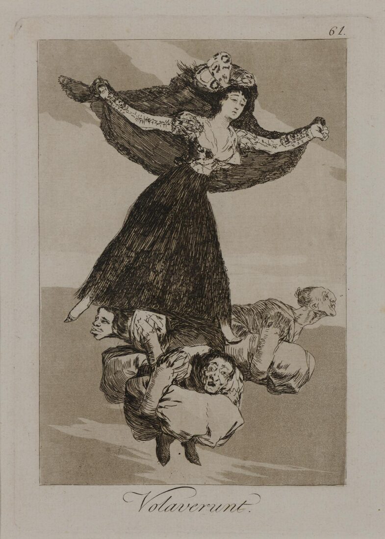 From the series “Los Caprichos” – They have flown - Goya y Lucientes Francisco