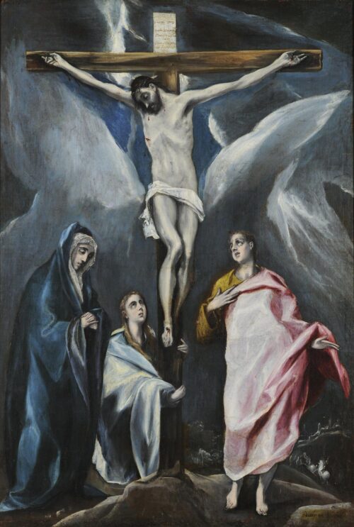 The Crucifixion - Theotokopoulos Domenicos (El Greco), workshop